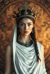 Greek Goddess Persephone face swap