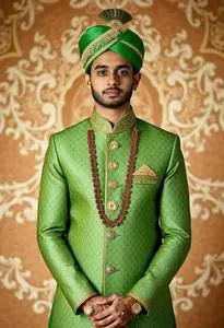 green emerald velvet dress Shop Our Mehendi Color Kurta Pajama For Men Online