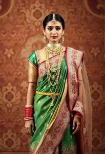 Gujarati Wedding Chaniya Choli face swap