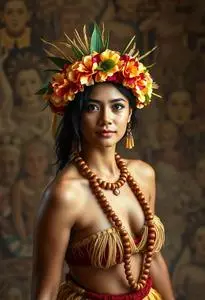 Hula Dancer face swap