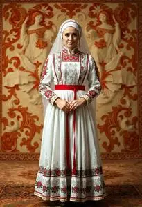 Hungarian Traditional Wedding Dress face swap