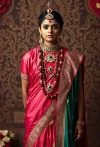 Indian Dress 25th Wedding Anniversary face swap