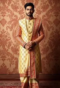 Indian Wedding Dress Short Height Man face swap