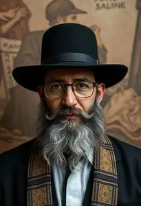Jewish Rabbi face swap