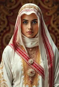 Iraqi Traditional Wedding Dress face swap