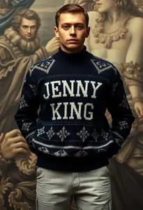 Jenny King Sweater face swap
