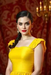 Jenny Lind Yellow Dress Greatest Showman face swap