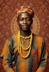 Kente Traditional Wedding face swap