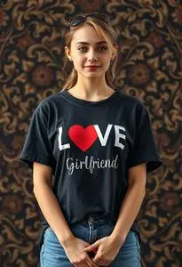 Love Girlfriend Shirt face swap
