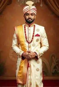 Malayali Wedding Dress Groom face swap