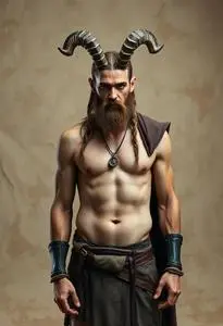 Male Satyr Cosplay face swap