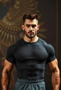 Man Bodybuilding Apparel face swap