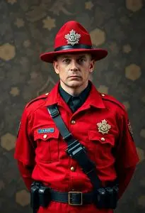 Man Canadian Mountie Rcmp face swap