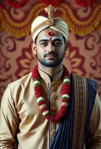Man Dress Tilak Ceremony face swap