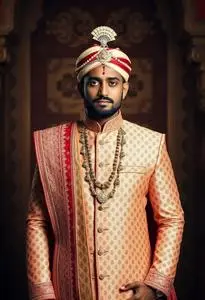 Manyavar Wedding Dress Man face swap