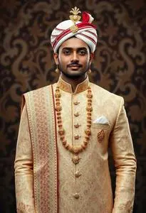 Maratha Wedding Dress Man face swap