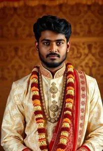 Telugu Wedding Dress Bride Groom Face Swap