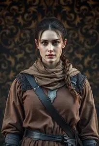 Medieval Huntress Clothing face swap