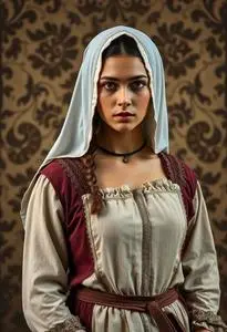 Medieval Midwife Clothing face swap