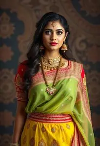 Navratri Chaniya Choli face swap