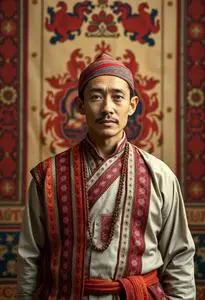 Nepali Traditional Dress Man face swap