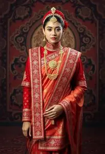 Nepali Wedding Dress face swap