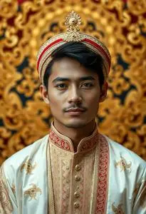 Nepali Wedding Dress Man face swap