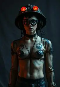 Nocturnal Rave Outfit face swap