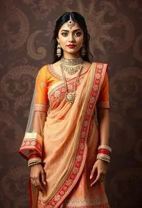 Party Wear Chaniya Choli face swap