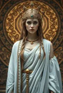Persephone Goddess Outfit face swap