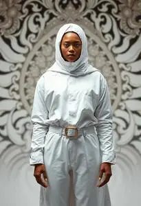 Poetic Justice White Outfit face swap