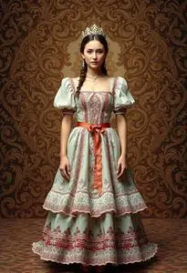 Princess Molly Dress face swap