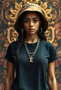 Rap Outfit Female face swap