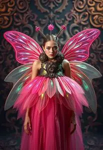 Rave Fairy Dress Face Swap