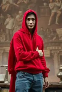 Red Guy Dont Hug face swap