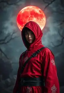 Red Moon Cosplay face swap