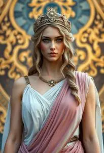 Roman Goddess Cosplay face swap