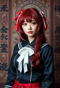 Ryoko Otonashi Cosplay face swap