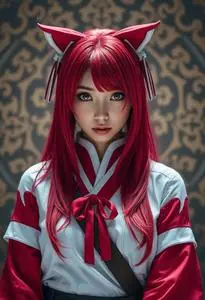 Ryoko Tenchi Cosplay face swap