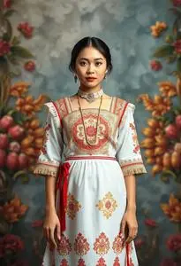 Saya Filipino Dress face swap