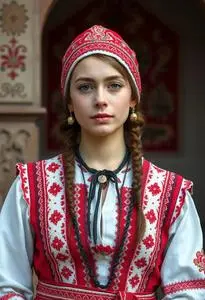 Slovak Folk Clothing face swap