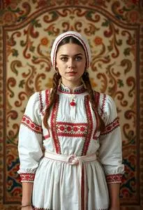 Slovak Traditional Dress face swap