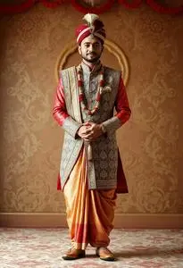sachin and babi light blue dress Engagement Dress for Men – Perfect Grooms' Attire in India main image 1