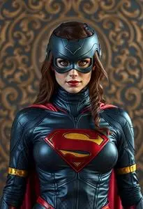 Superheroine Cosplay face swap