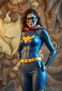 Superheroine Outfit face swap