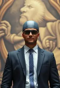 That Sell Man Suit face swap