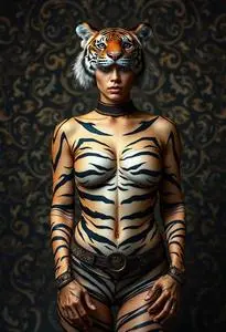 Tigress Temptation Woman face swap