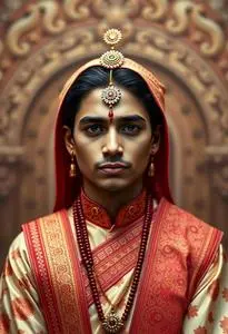Tilak Ceremony Dress face swap