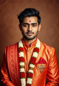 Tilak Ceremony Dress Groom face swap