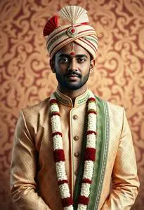 Tilak Outfit Groom face swap